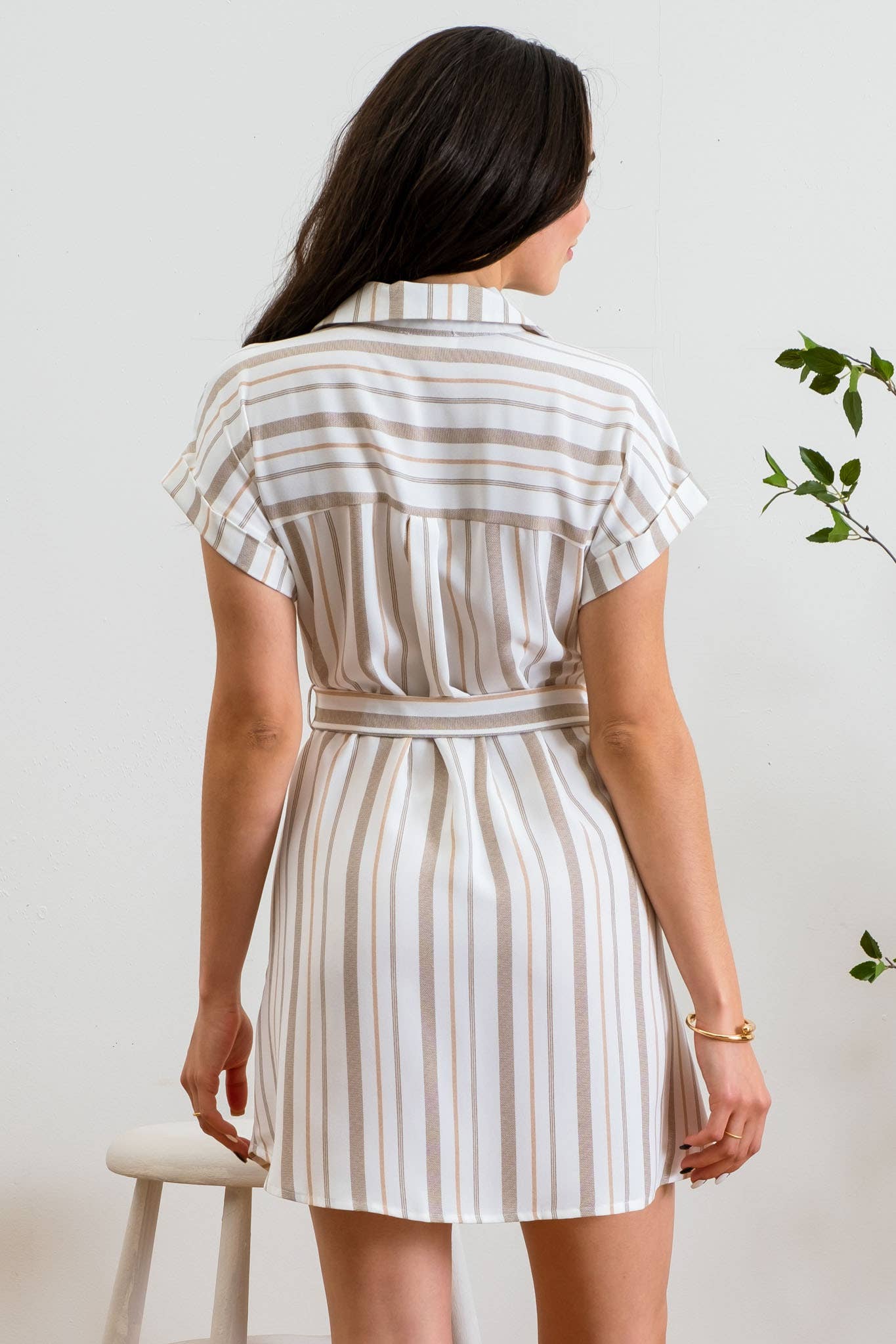 Mine Belted Shirt Dress