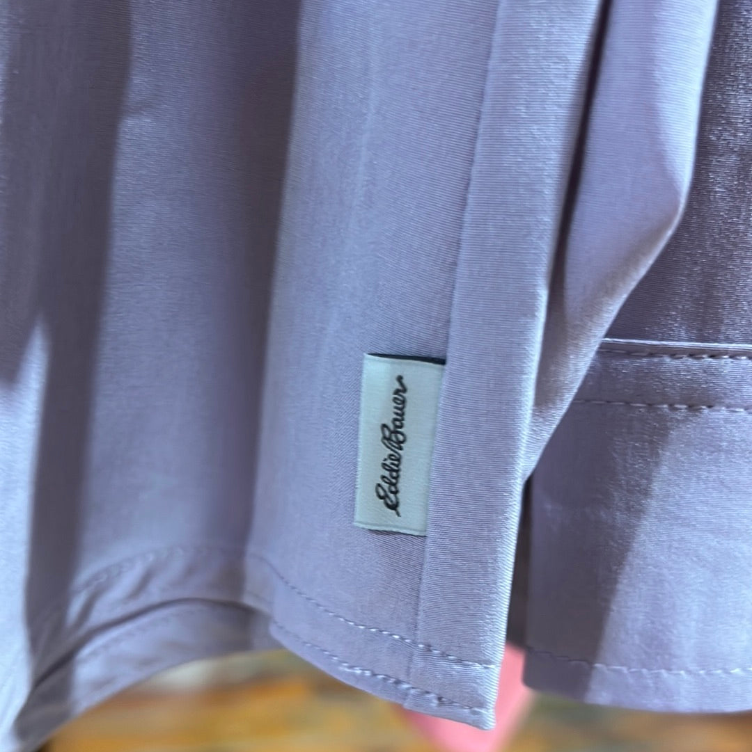 Eddie Bauer Lilac Long Sleeve Blouse