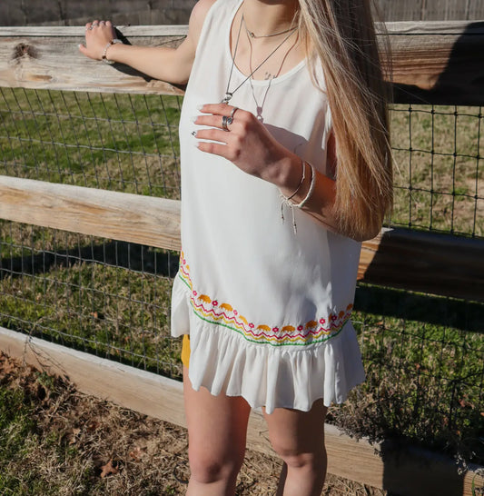 Merigold Kiss Buffalo Top White