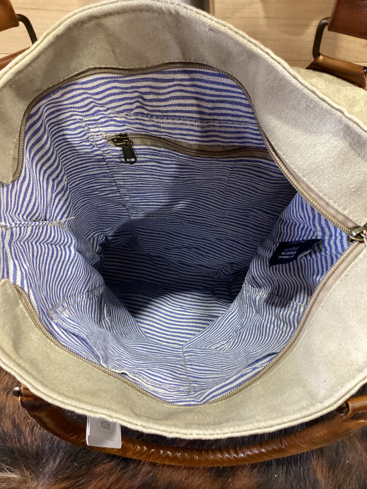 Chloe & Lex Hide Star Canvas Tote