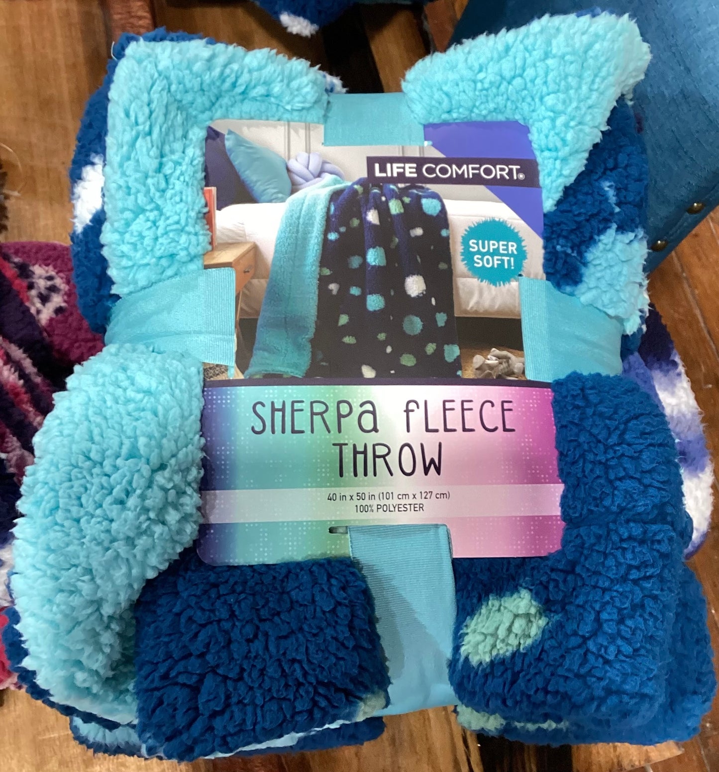Sherpa Fleece Throw