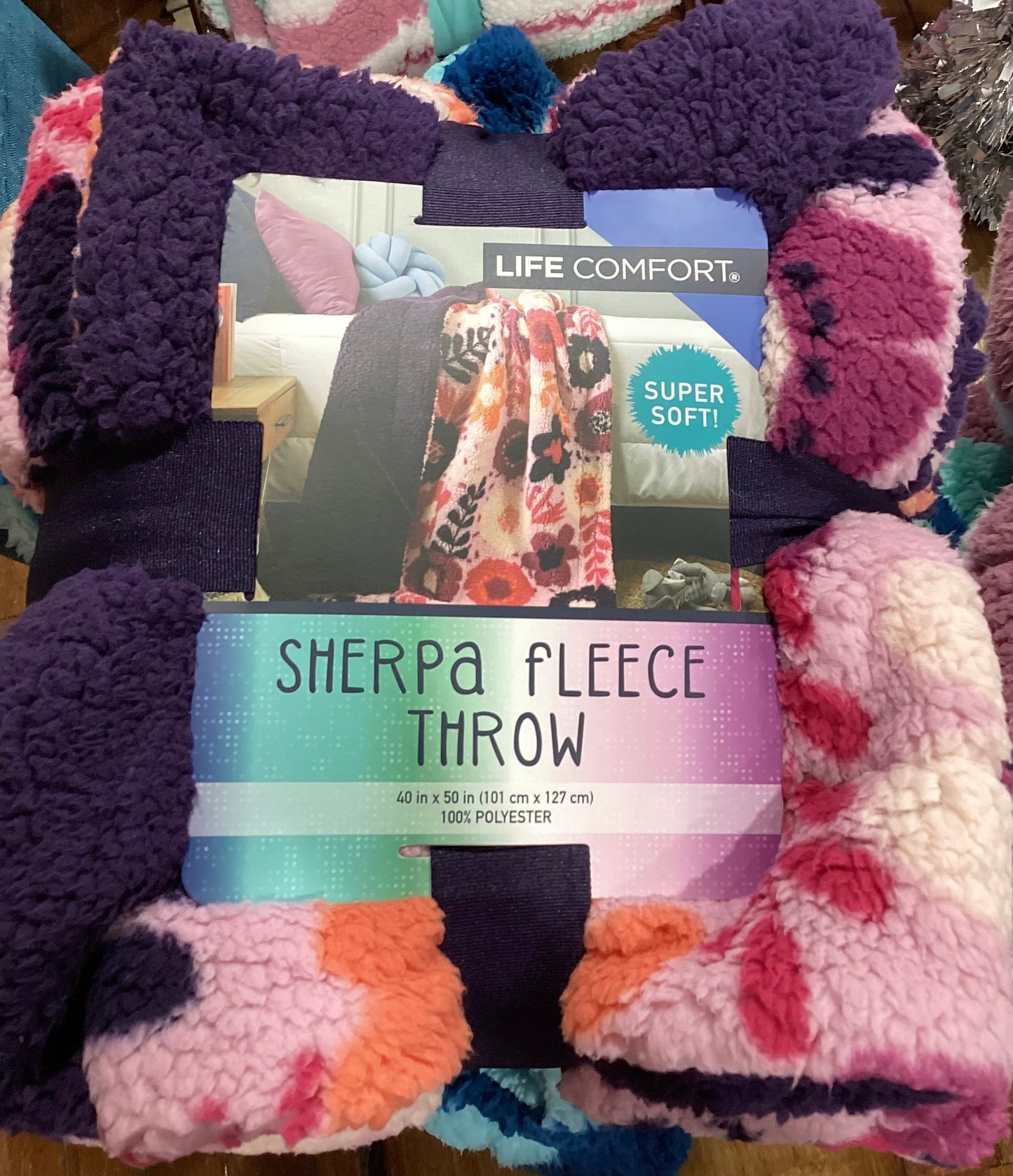 Sherpa Fleece Throw