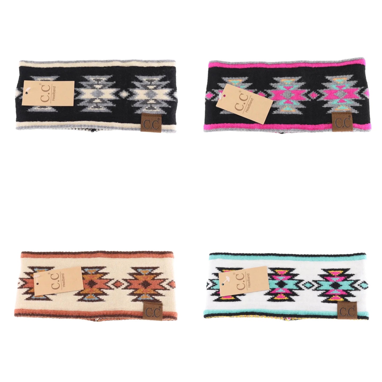 CC Beanie Aztec Print Headband