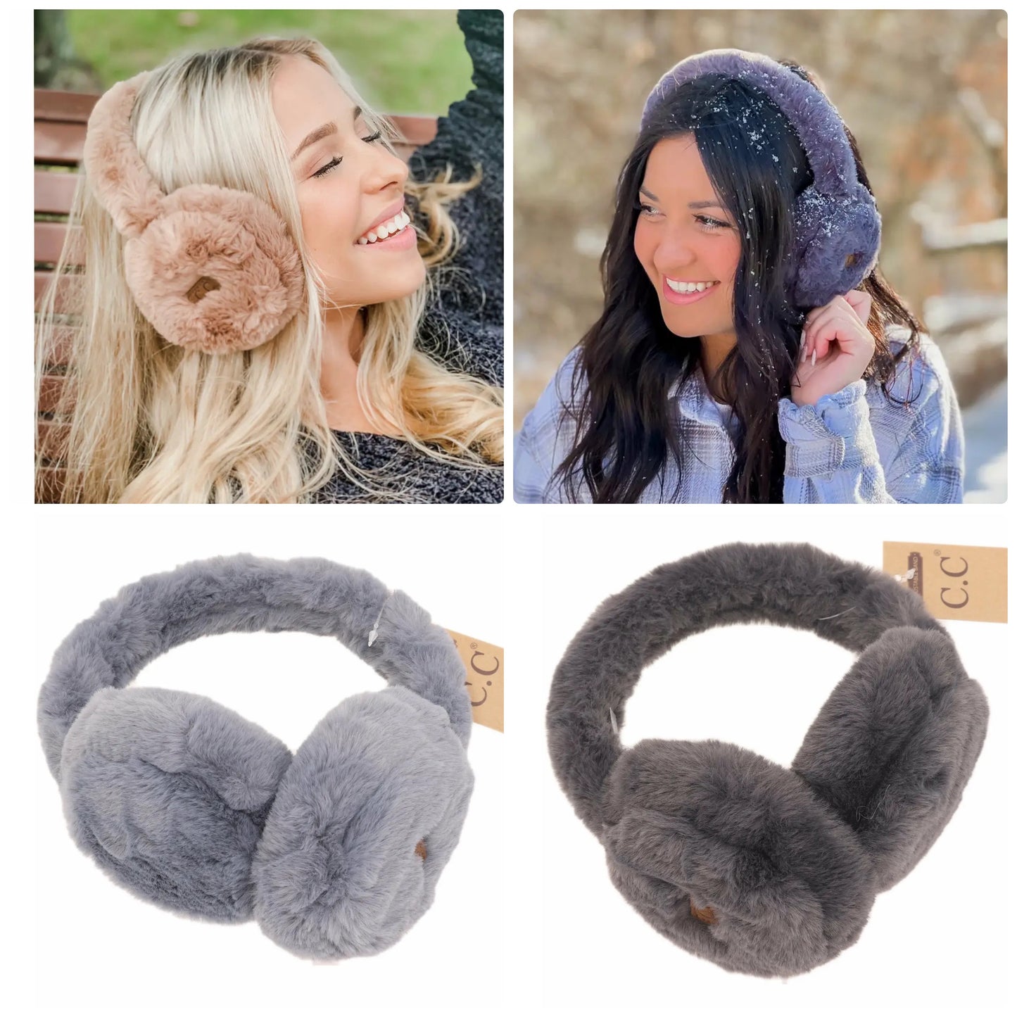 CC Beanie Faux Fur Earmuff
