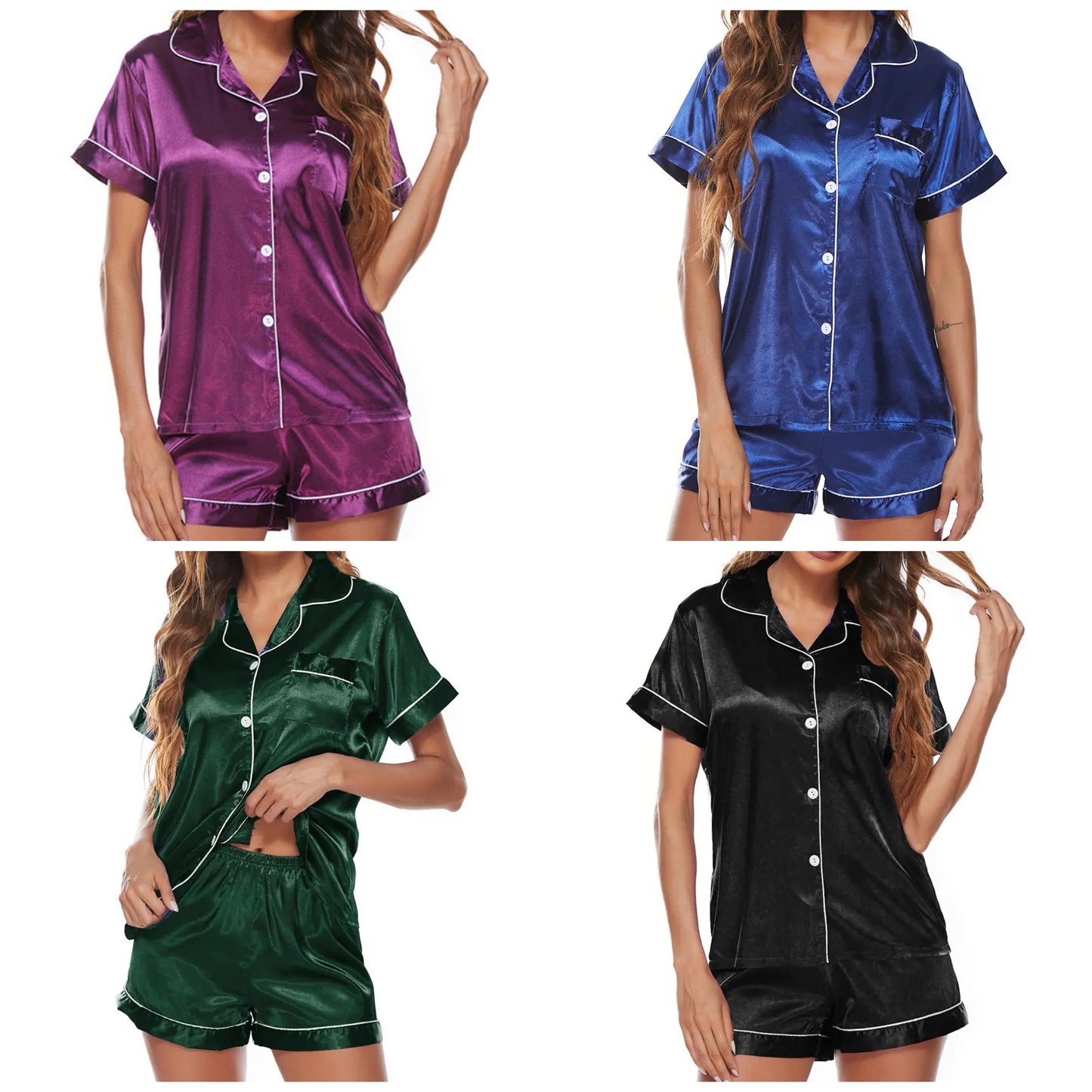 Silk Satin Pajama Set