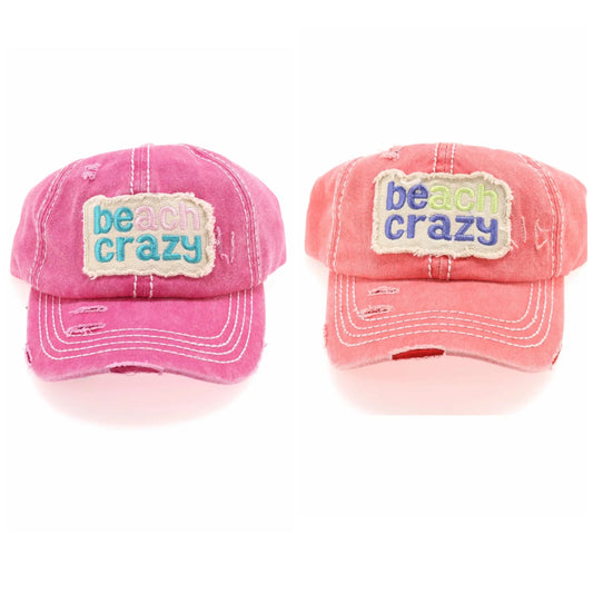 Beach Crazy CC Beanie High Pony Hat