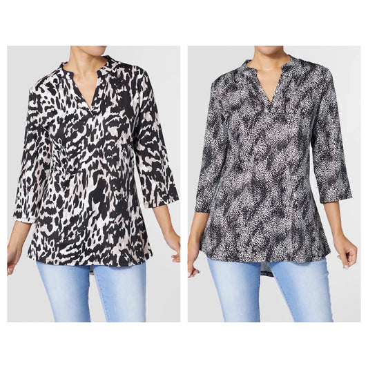 Coco & Carmen Printed Silky Tunic