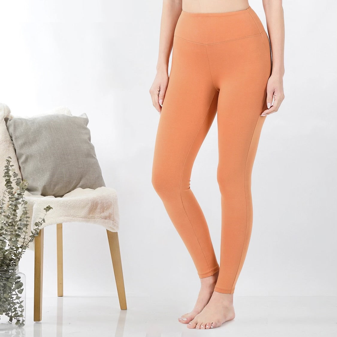 Cotton Tummy Control Leggings