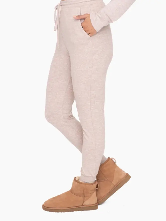 Mono B Brushed Hacci Lounge Joggers