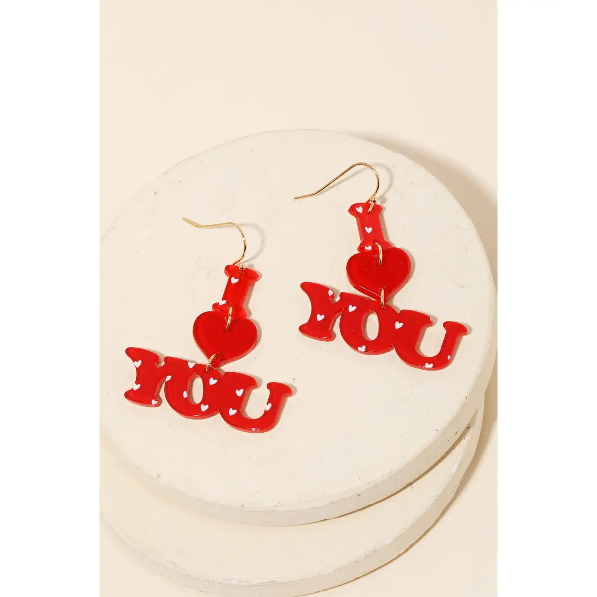 I Love You Valentines Earrings