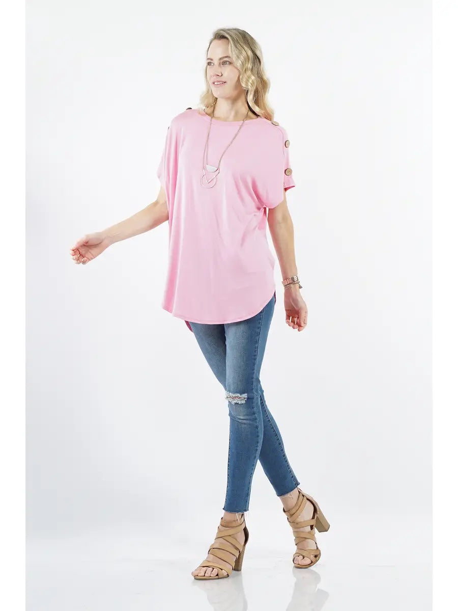 Shoulder Button Detail Tunic