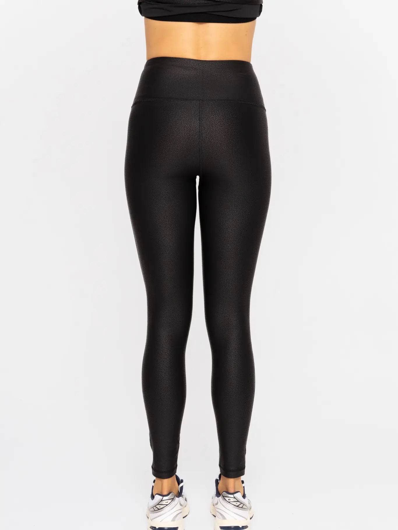 Mono B Foil Highwaist Black Leggings