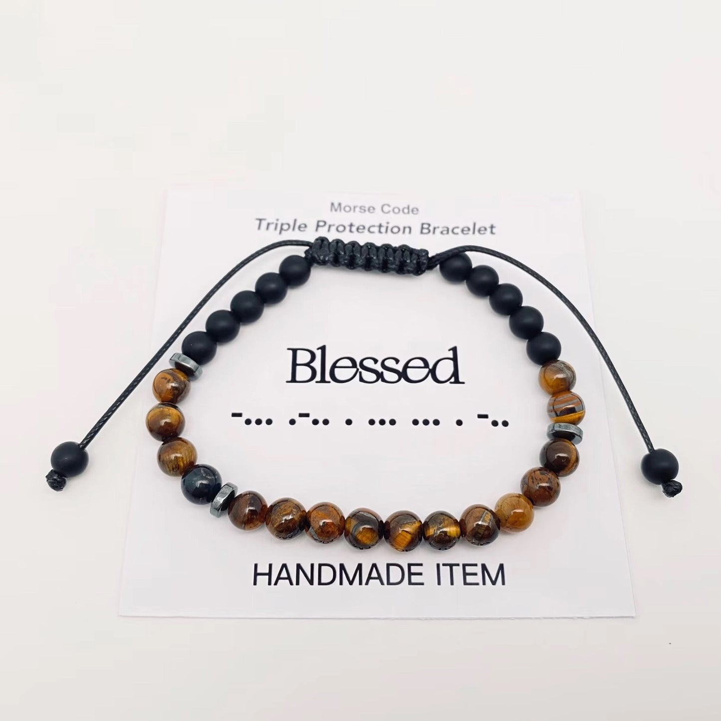 Blessed Morse Code Bracelet