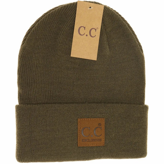 Unisex Classic Oversized Logo CC Beanie