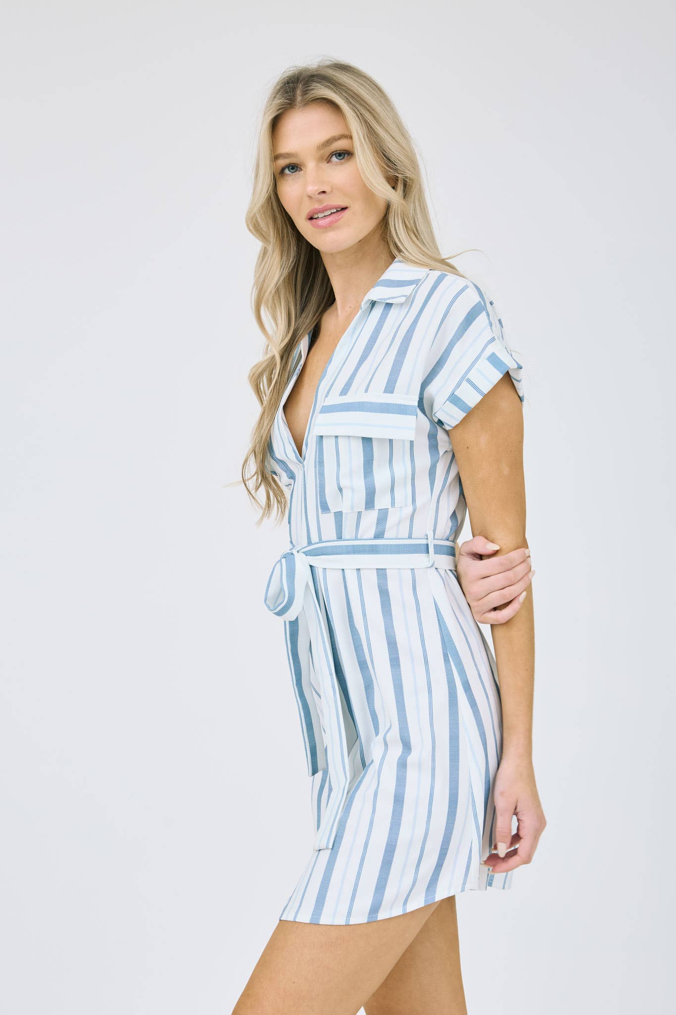 Mine Belted Shirt Dress