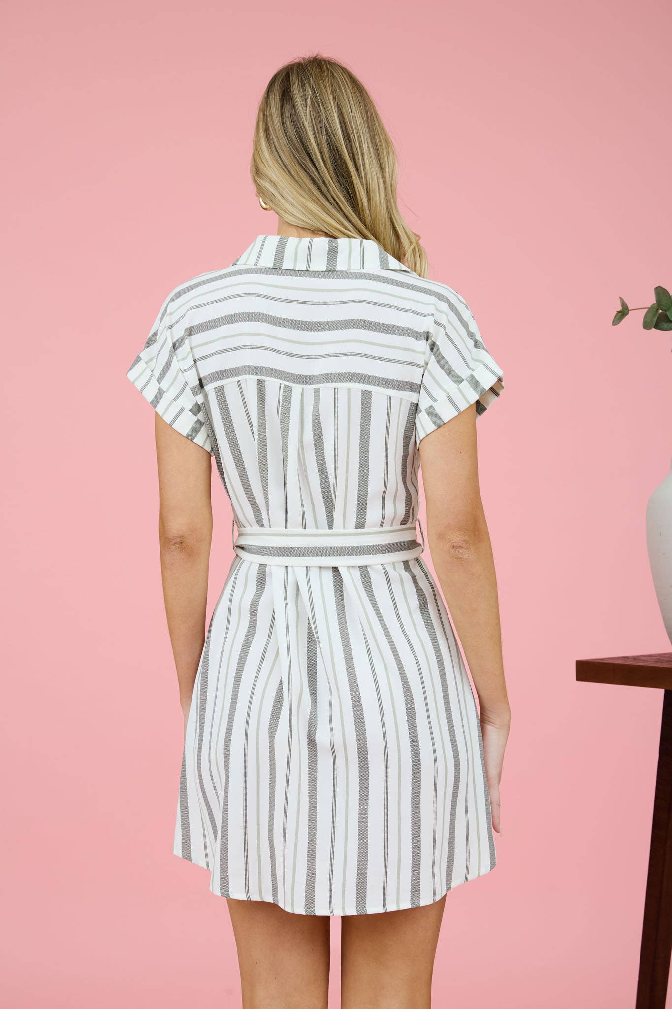 Mine Belted Shirt Dress