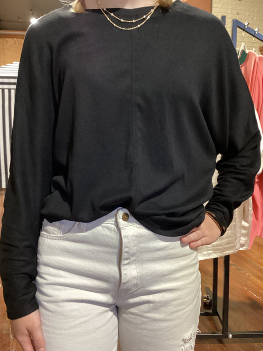 Solid Color Casual Patchwork Long Sleeve Top