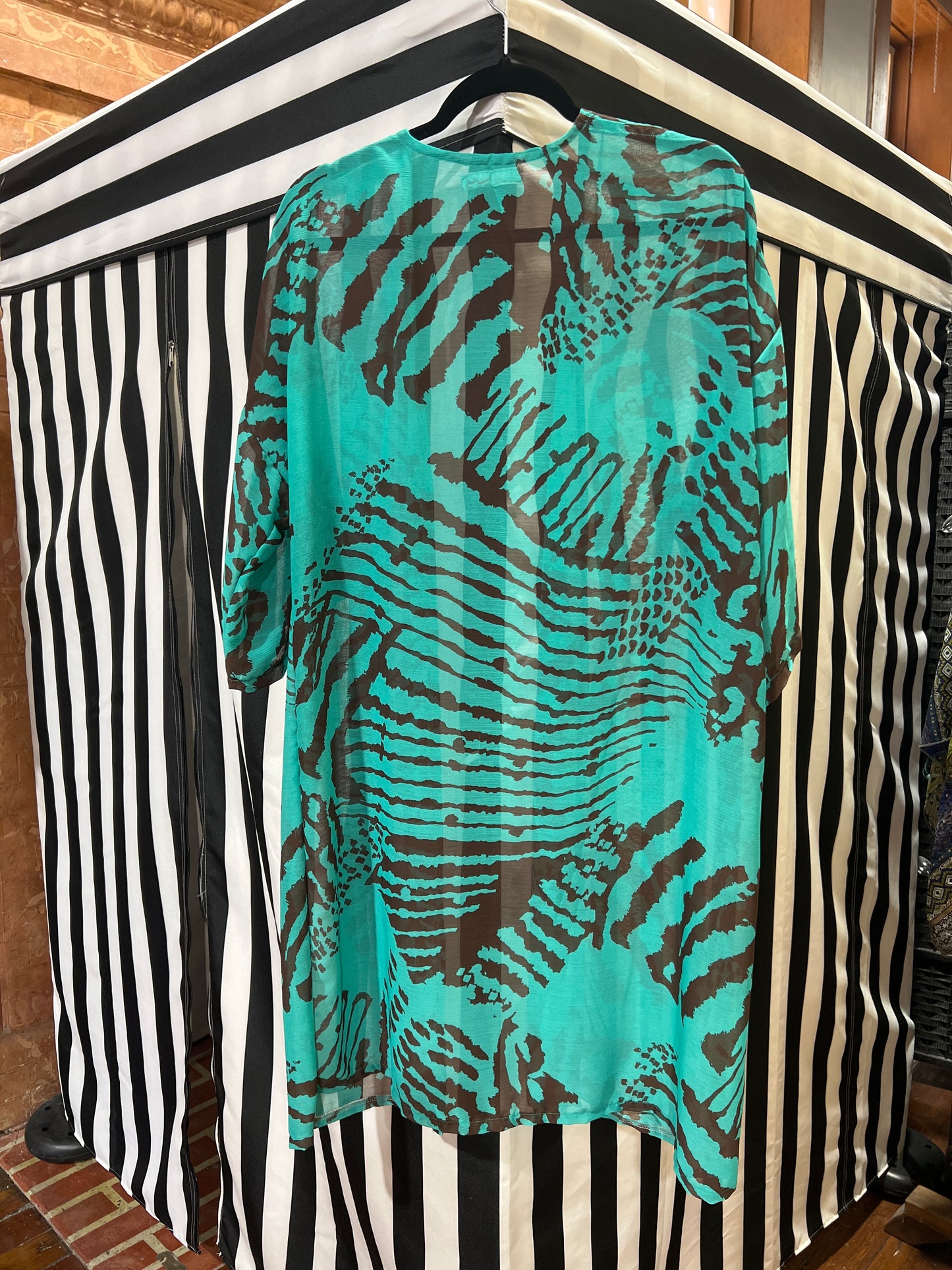 Teal Kimono Locally Handmade