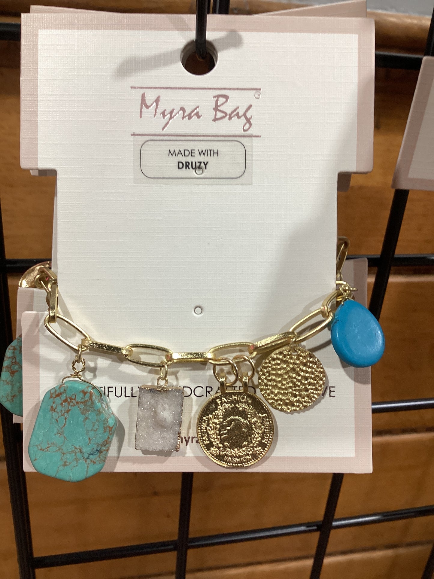 Myra World Traveler Charm Bracelet