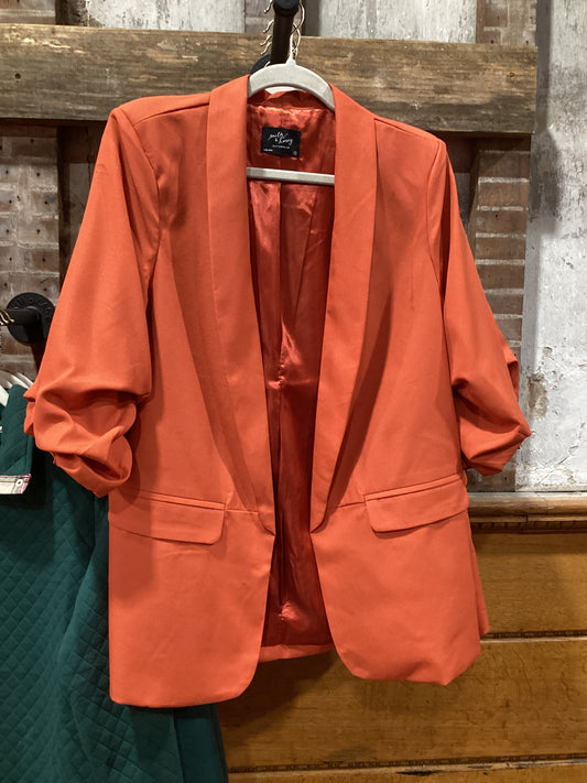 Milk & Honey Rust Lined Blazer