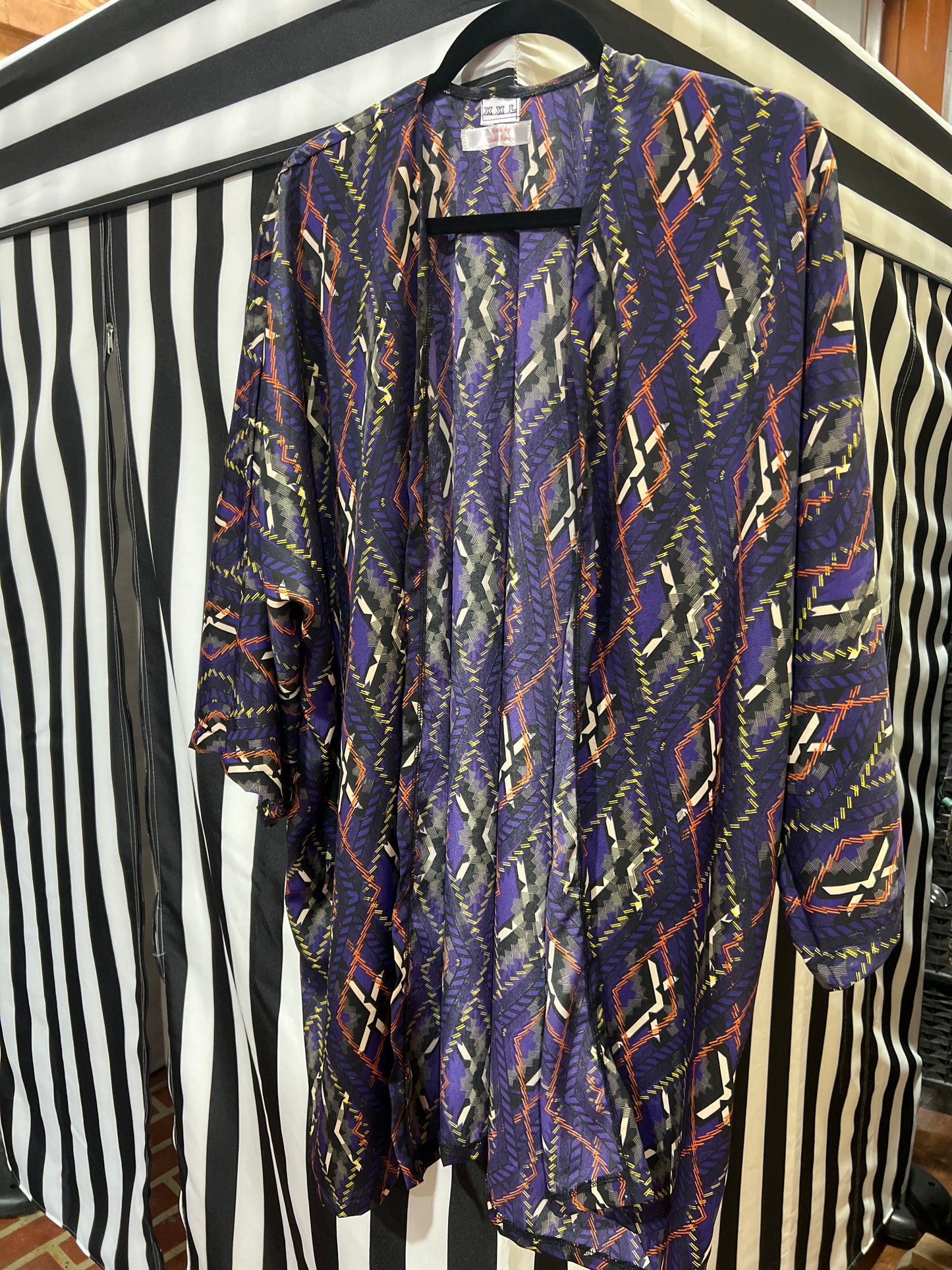 Purple Mix Kimono Locally Handmade
