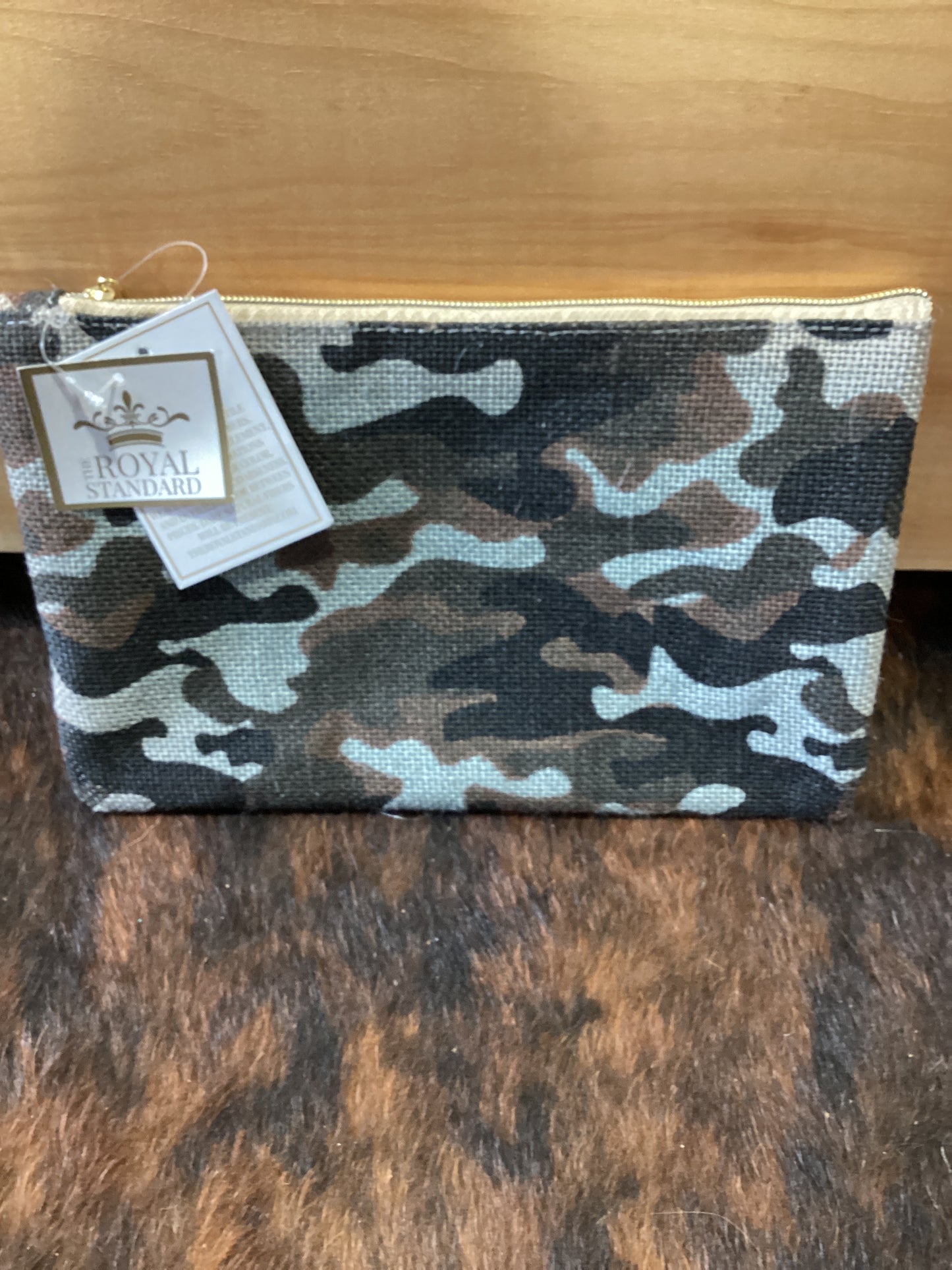 Camo Burlap Pouch