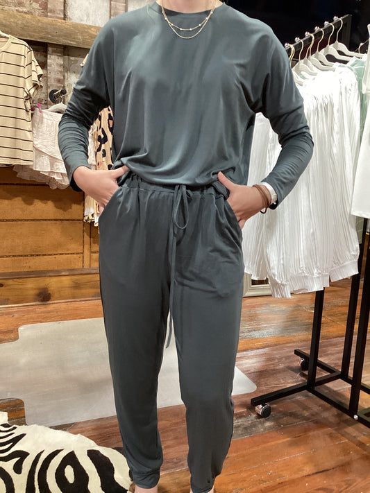 Casual 2-Piece Set with Pockets