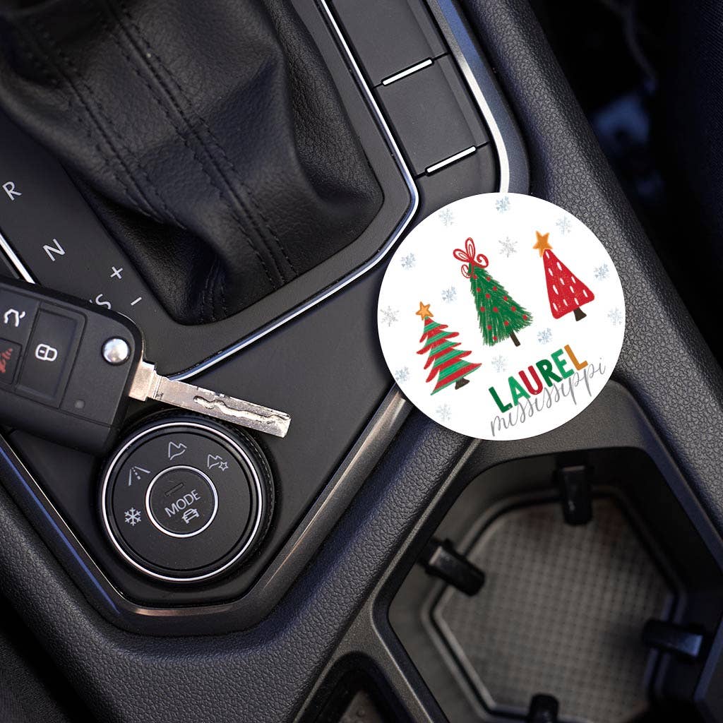 Woodville Christmas Car Coasters