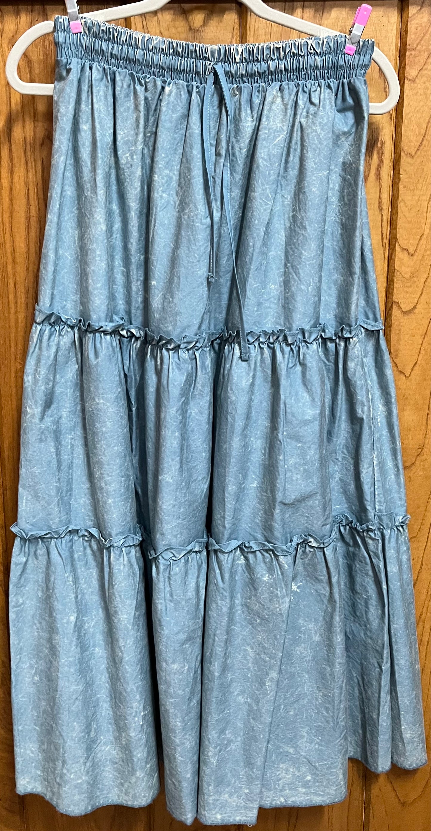 Zenana Long Tiered Skirt