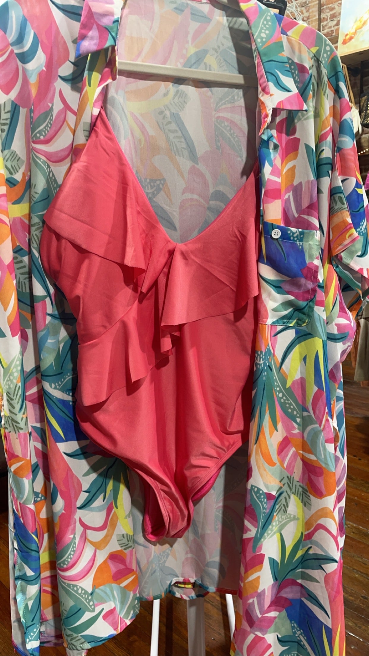 Merigold Kiss Ruffle One Piece Swimsuit