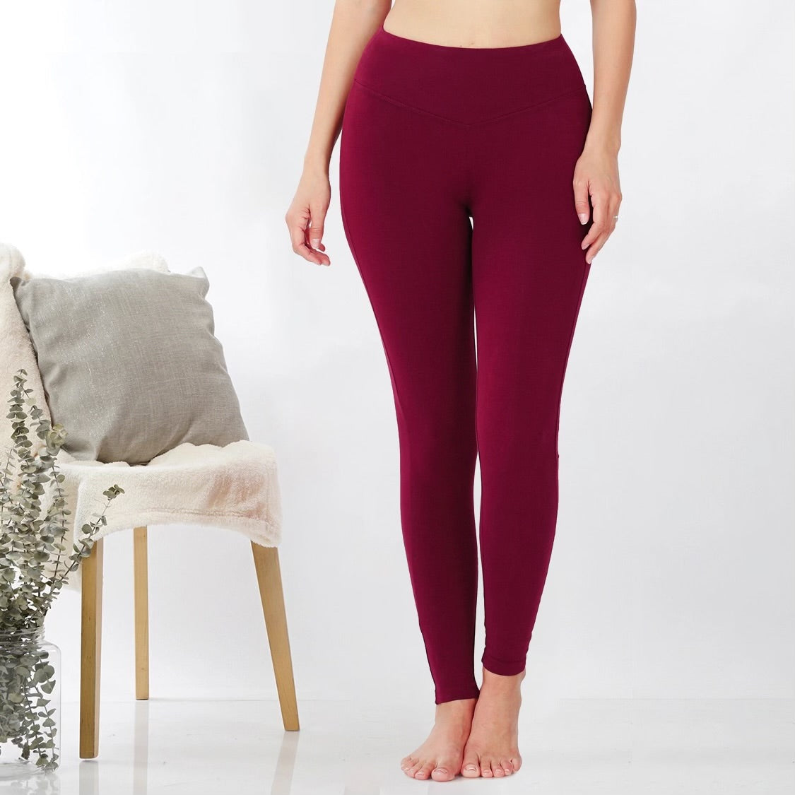 Cotton Tummy Control Leggings