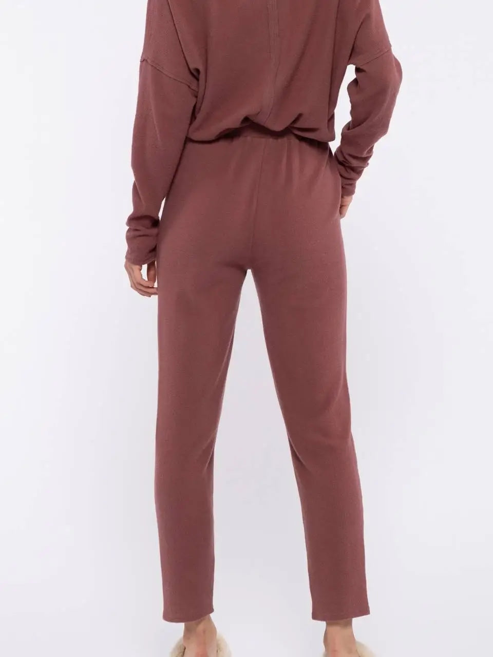 Blu Pepper Straight Leg Cozy Pants with Pockets