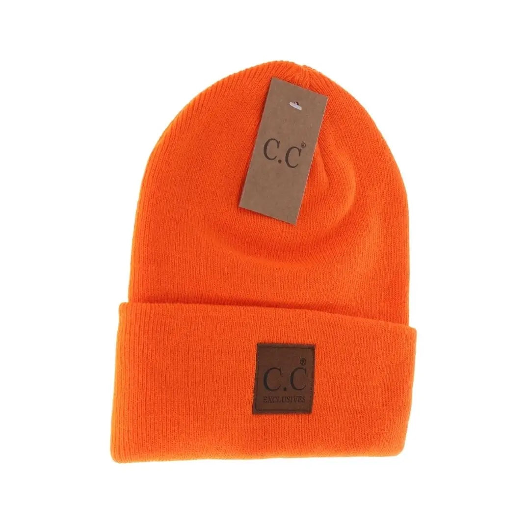 Unisex Classic Oversized Logo CC Beanie