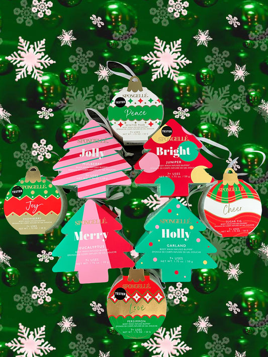 Spongelle Christmas Ornament Collection