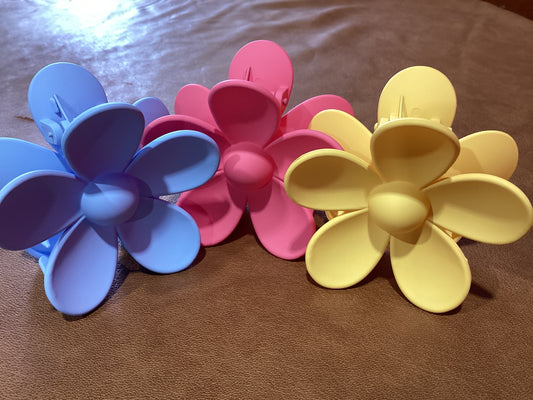 Flower Hair Claw Clip